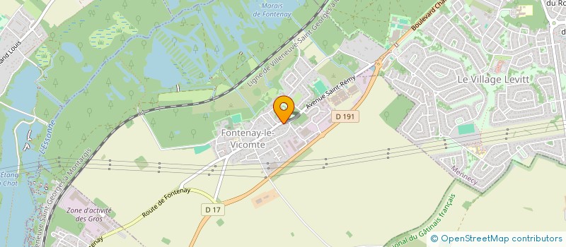 localisation de l'entreprise B.L.C.A à FONTENAY-LE-VICOMTE