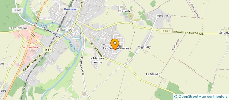 localisation de l'entreprise B.L COMPETITION  BONNEVAL