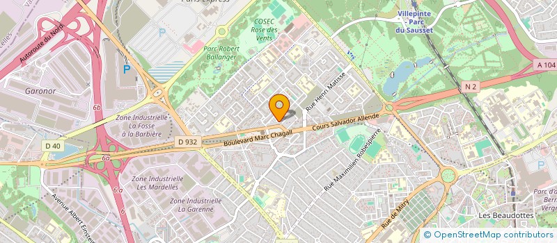 localisation de l'entreprise B-L CONSULTING à AULNAY-SOUS-BOIS
