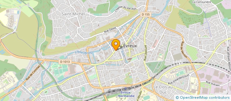 localisation de l'entreprise B L D  EVREUX