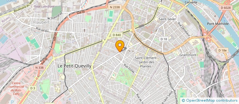 localisation de l'entreprise B L D C à ROUEN