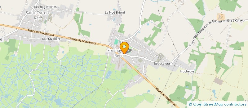 localisation de l'entreprise B.L.E SARL  VILLENEUVE-EN-RETZ