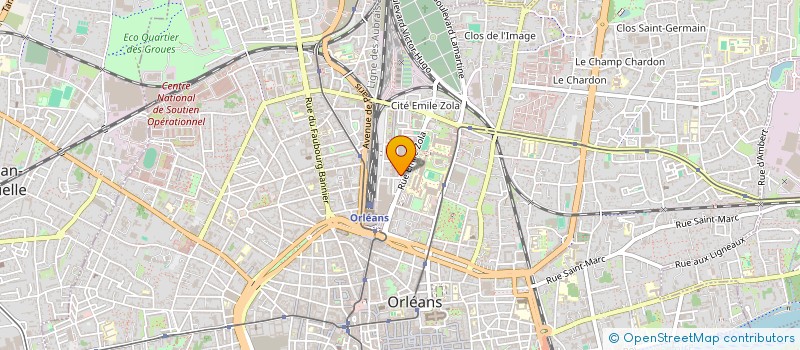 localisation de l'entreprise B.L.E.X. à ORLEANS