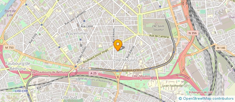 localisation de l'entreprise B.L EXPRESS à LILLE