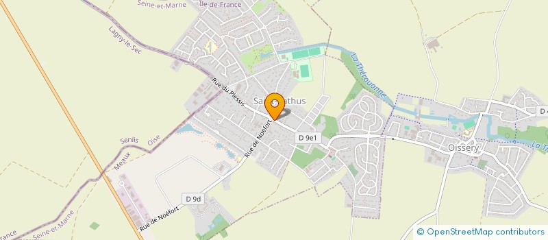 localisation de l'entreprise B.L. FERMETURES  SAINT-PATHUS