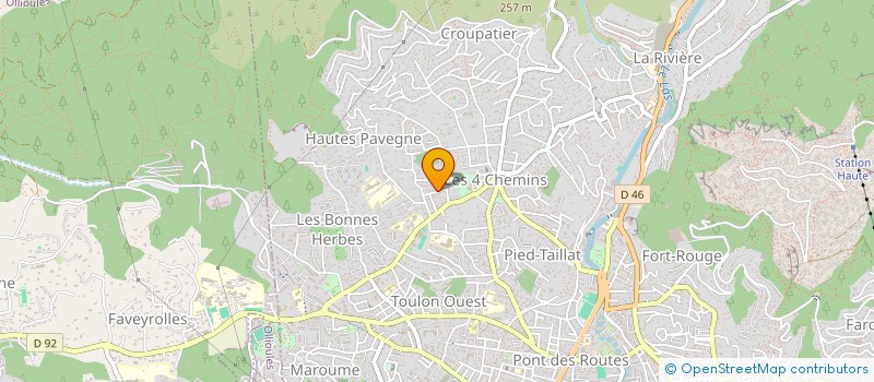 localisation de l'entreprise B.L. FINANCES à TOULON