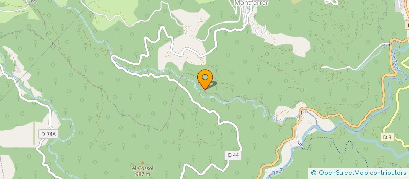 localisation de l'entreprise B.L.G.  MONTFERRER