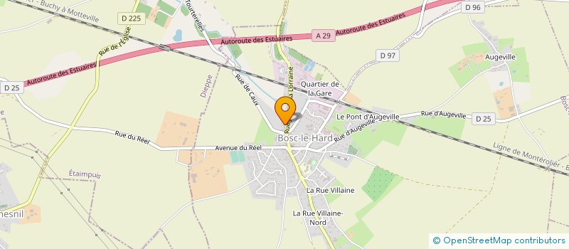 localisation de l'entreprise B L H  BOSC-LE-HARD