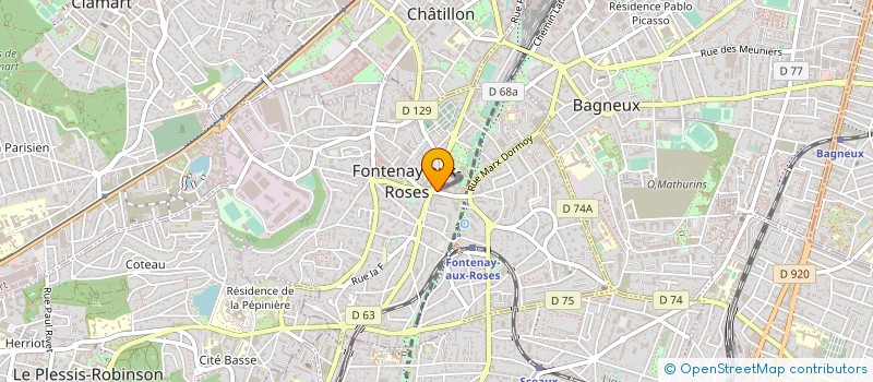 localisation de l'entreprise B.L. HOLDING à FONTENAY-AUX-ROSES