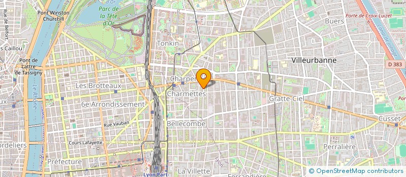 localisation de l'entreprise B.L.I. EDITIONS  VILLEURBANNE