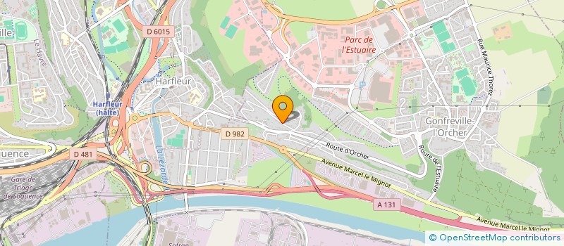 localisation de l'entreprise B.L.I.S.  GONFREVILLE L ORCHER