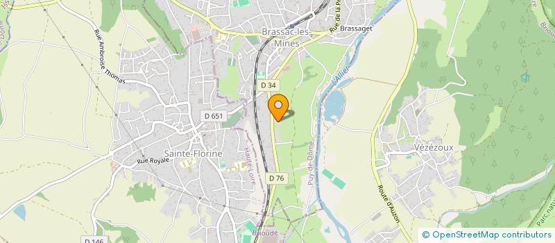 localisation de l'entreprise B'L IMMO  BRASSAC-LES-MINES