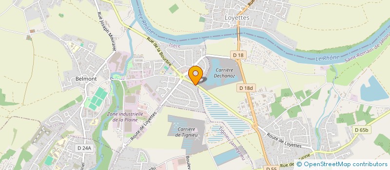 localisation de l'entreprise B&L IMMOBILIER  CHAVANOZ