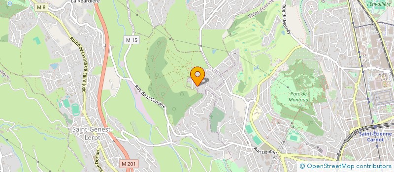 localisation de l'entreprise B-L IMMOBILIER  SAINT-ETIENNE