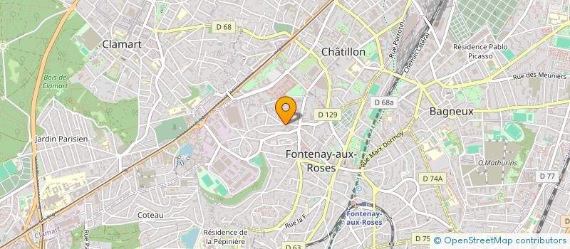 localisation de l'entreprise B L INTERIEUR à FONTENAY-AUX-ROSES