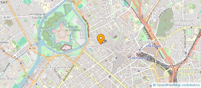 localisation de l'entreprise B.L INVEST à LILLE
