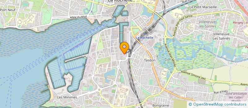 localisation de l'entreprise B.L. INVESTIGATIONS à LA ROCHELLE