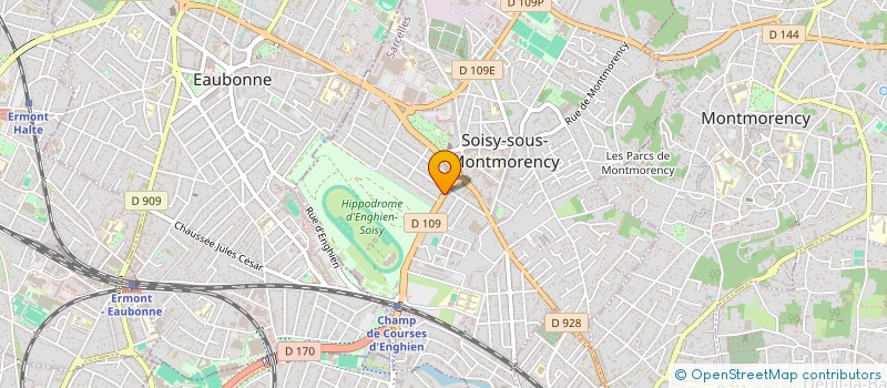 localisation de l'entreprise B.L.K  SOISY-SOUS-MONTMORENCY