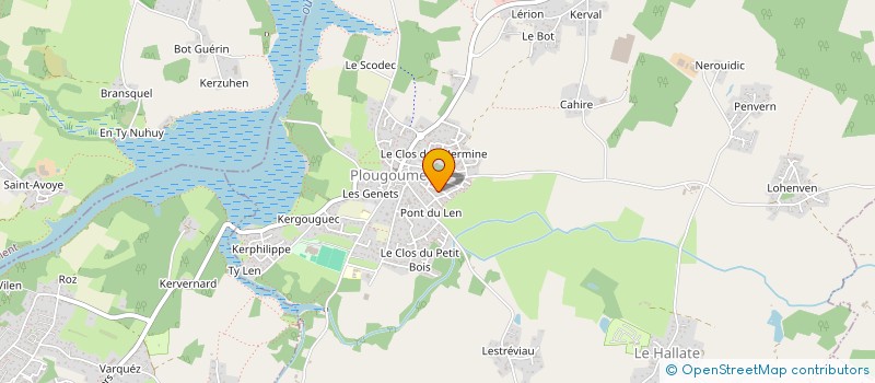 localisation de l'entreprise B.L.M. 56  PLOUGOUMELEN