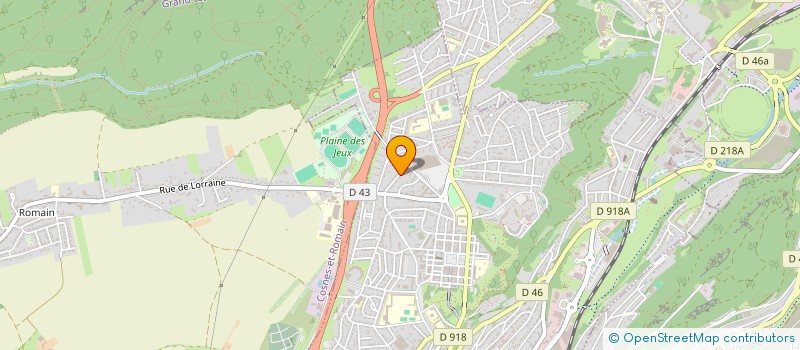 localisation de l'entreprise B.L.M.  COSNES-ET-ROMAIN