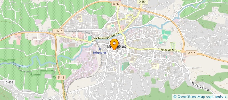 localisation de l'entreprise B.L.M. BUFFI LEFAUCH MARTELLI à BRIGNOLES