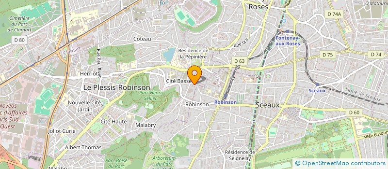 localisation de l'entreprise B L M SERVICES à CHATENAY-MALABRY
