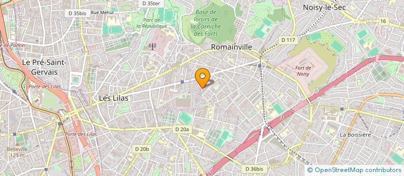 localisation de l'entreprise B.L.O. EUROPE à ROMAINVILLE