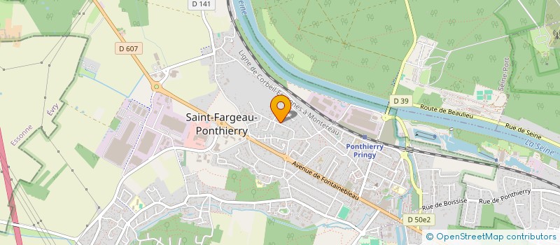 localisation de l'entreprise B'L PEINTURE  SAINT-FARGEAU-PONTHIERRY