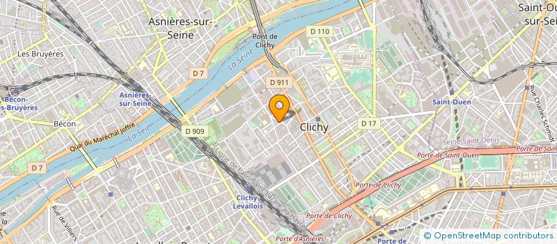 localisation de l'entreprise B&L REPRESENTATION à CLICHY