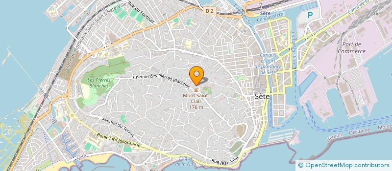 localisation de l'entreprise B.L.S.  SETE