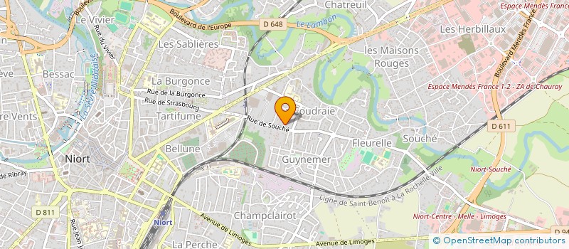 localisation de l'entreprise B L S J à NIORT