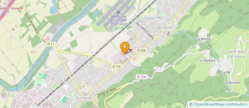 localisation de l'entreprise B&L SECOND OEUVRE  LE VERSOUD