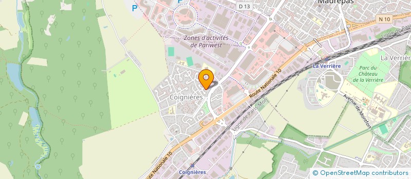 localisation de l'entreprise B.L SERVICE EXPRESS à COIGNIERES