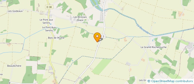 localisation de l'entreprise B . L. T. 282 à OUZOUER-SOUS-BELLEGARDE