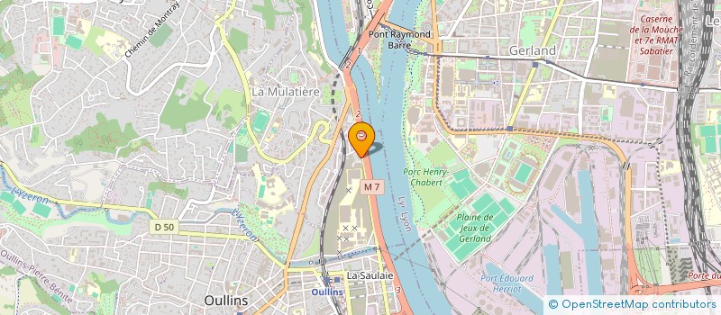 localisation de l'entreprise B.L.T.S.  LA MULATIERE