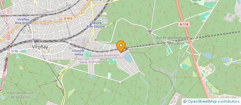 localisation de l'entreprise B-LA-ROSE à CHAVILLE