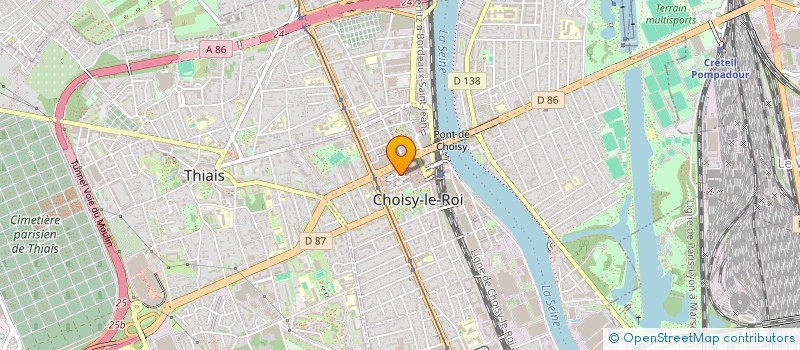 localisation de l'entreprise B-LANDSCAPE  CRETEIL