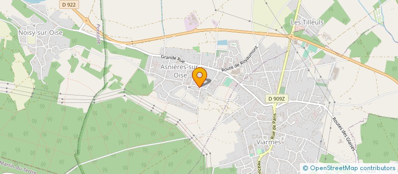 localisation de l'entreprise B'LAO à ASNIERES-SUR-OISE