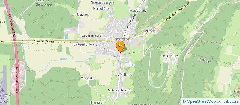 localisation de l'entreprise B LE COUTELIER à BOURG-EN-BRESSE