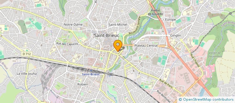 localisation de l'entreprise B.LEES à SAINT-BRIEUC