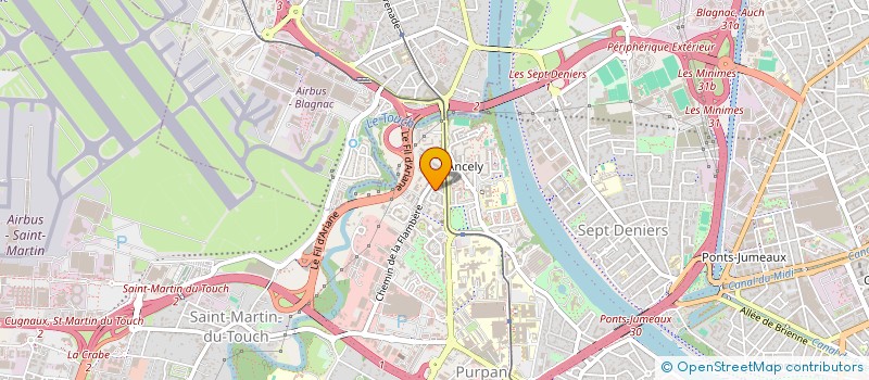 localisation de l'entreprise B-LENS FILMS  TOULOUSE
