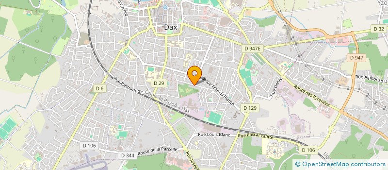 localisation de l'entreprise B LESTAGE  DAX