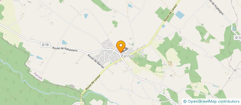 localisation de l'entreprise B.LEUNE  PARISOT