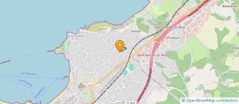 localisation de l'entreprise B&LI IMMO  SAINT-JEAN-DE-LUZ