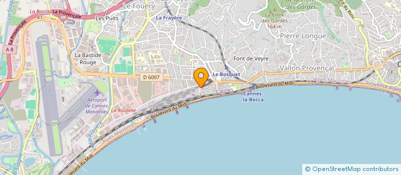 localisation de l'entreprise B LINEA à CANNES