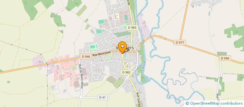 localisation de l'entreprise B-LIVE FILMS à VOUZIERS