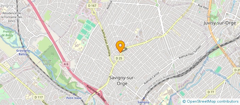 localisation de l'entreprise B-LYSS' IMMO  SAVIGNY-SUR-ORGE