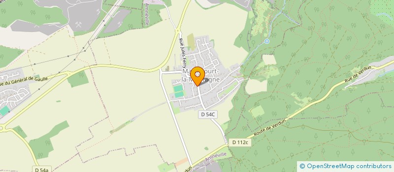 localisation de l'entreprise B M  AMNEVILLE