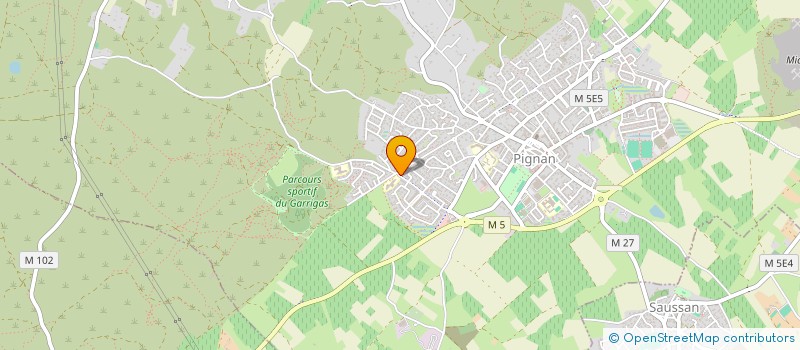 localisation de l'entreprise B.M  PIGNAN