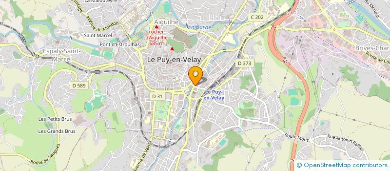 localisation de l'entreprise B&M  LE PUY-EN-VELAY